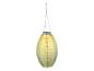 Lanterne solaire suspendue, style asiatique, couleur vert pâle.