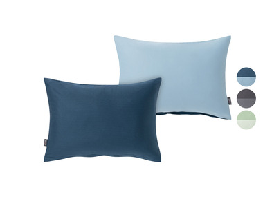 LOOKS by Wolfgang Joop - Lot de 2 taies d'oreiller en satin mako, 50 x 70 cm