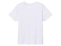 T-shirt blanc à manches courtes.