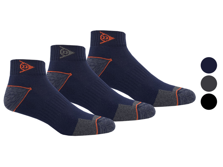 Aller en mode plein écran : DUNLOP Lot de 3 paires de socquettes de travail homme - Image 1