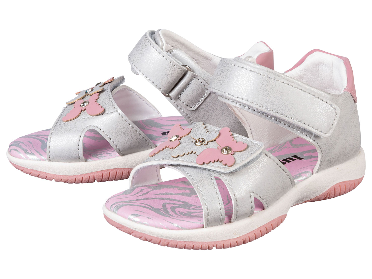 lupilu® Sandales petite fille (argent, 30)