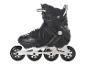 Roller en ligne noirs Powerslide avec fermeture à boucle.