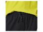 T-shirt jaune fluo et short noir avec cordon de serrage
