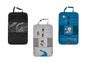 Trois sacs de siège auto avec différents designs.
