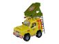 Jeep jaune jouet avec tente sur le toit.