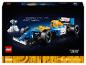 Voiture de course LEGO Icons Williams Racing FW14B et figurine de Nigel Mansell.