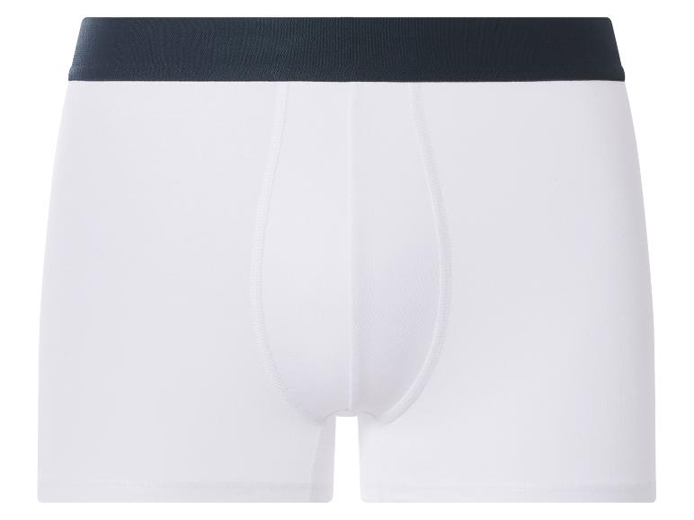 Boxer blanc pour homme avec ceinture gris foncé