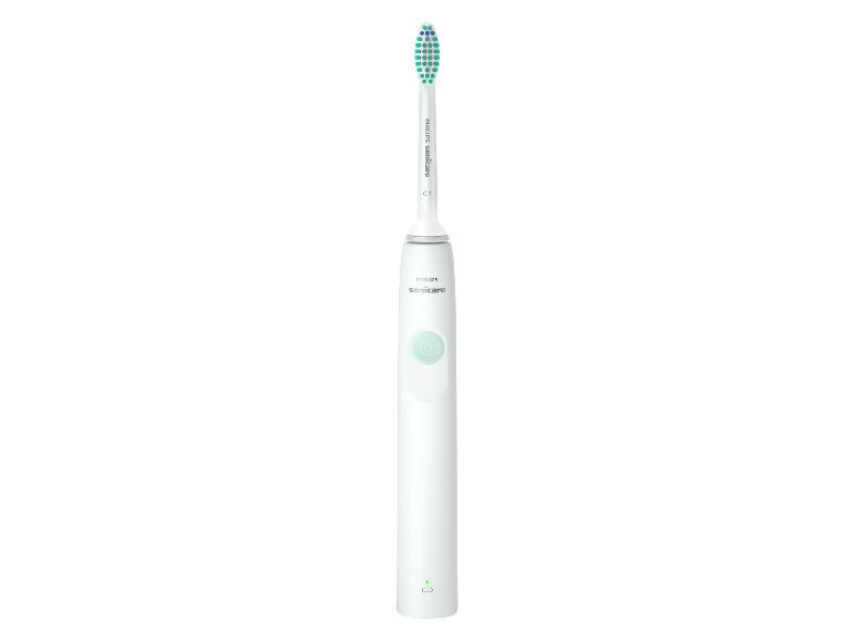 Brosse à dents électrique Philips Sonicare : modèle blanc.