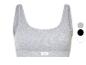 Soutien-gorge en coton gris clair Love Cotton.