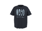 T-shirt bleu foncé avec quatre planches de surf et le texte « GOLDEN HOUR ».