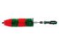 Brosse rotative Parkside à poils verts et rouges pour le nettoyage.