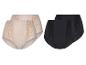 Deux paires de culottes pour femmes avec de la dentelle.