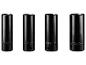 Quatre douilles profondes noires de 17mm, 19mm, 21mm et 23mm.