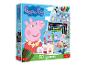 Une boîte avec 50 jeux Peppa Pig, y compris des jeux de société et des jeux de cartes.