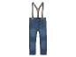 Un pantalon en jean avec des bretelles