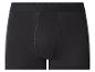 Caleçon boxer noir pour homme avec ceinture élastique.