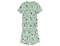 Pyjama enfant, haut et short, motif plage.