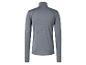 Sweat-shirt gris à manches longues pour homme.