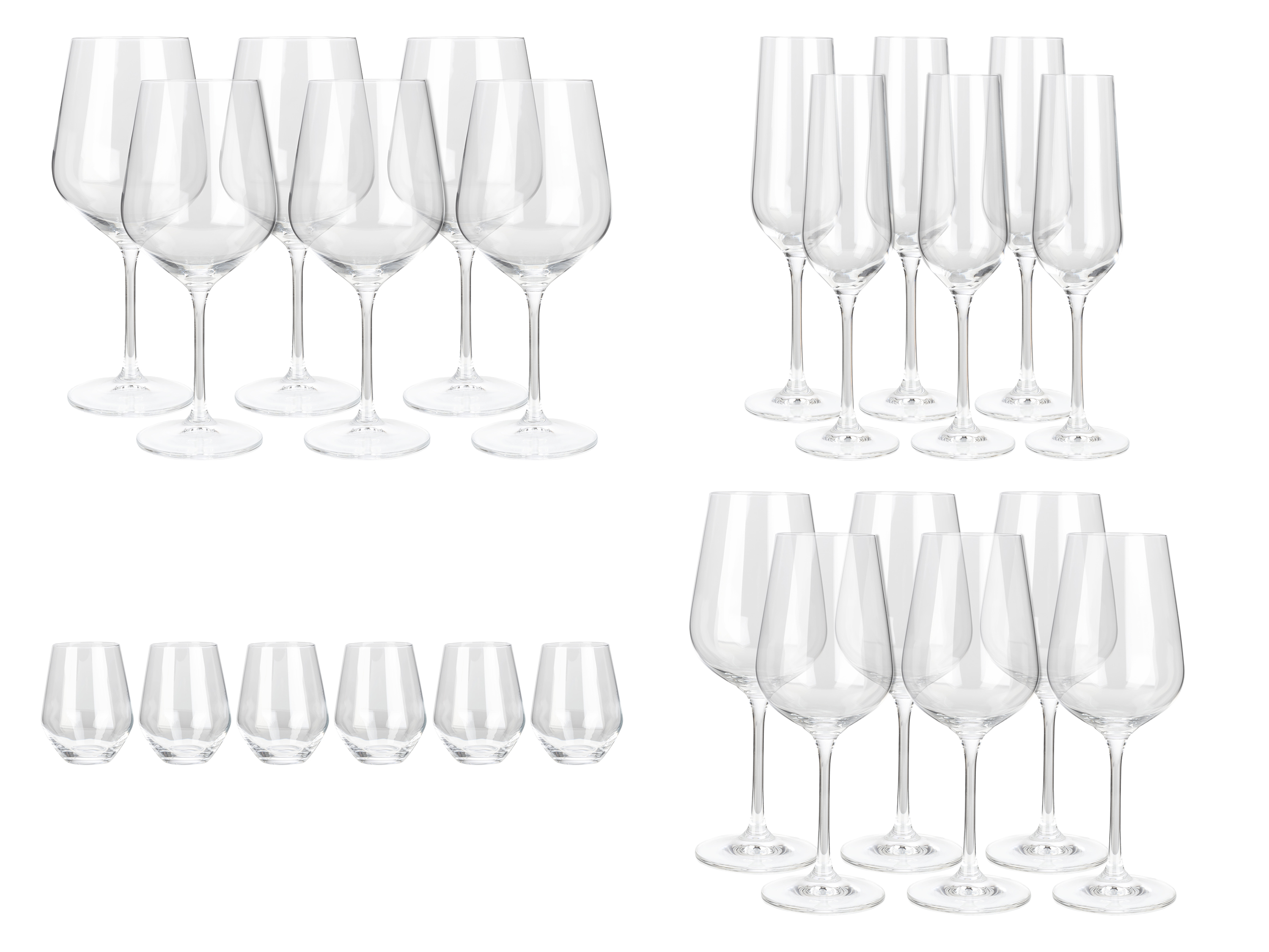 LIVARNO home Lot de 6 verres