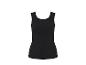 Débardeur côtelé noir pour femme