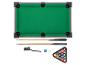 Ensemble de table de billard miniature avec queues, boules, triangle, brosse et craie