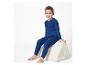Ensemble pyjama enfant bleu marine, haut et bas.