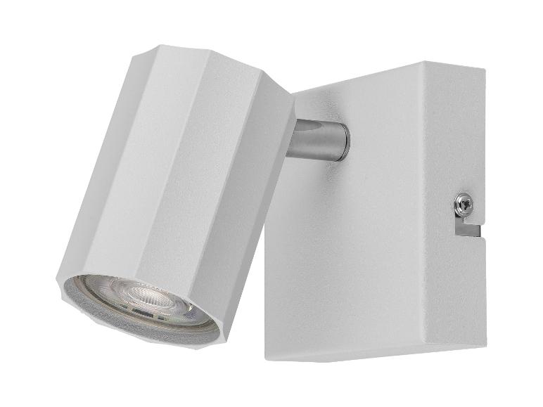 Applique murale LED blanche.