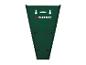 Porte-outils Parkside vert pour ranger les clés.