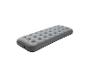 Matelas gonflable gris pour le camping ou les invités.