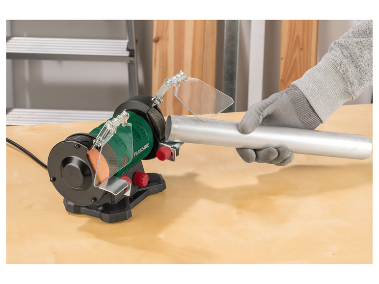 Aller en mode plein écran : Touret à meuler double avec arbre flexible PDFW 120 B3, 120 W - Image 8