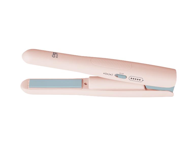 Lisseur rose et bleu avec réglages de température