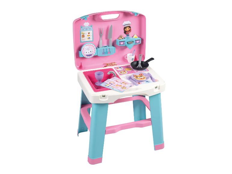 Smoby – Marchande De Glaces Gabby Et La Maison Magique, 20 Accessoires, Gaufrier Et Machine à Glaces, Fabrication Française !