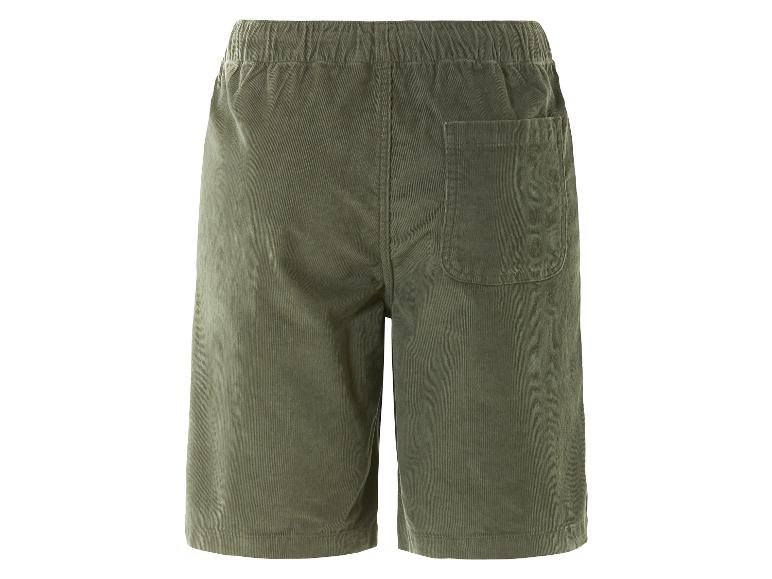 Short en velours côtelé homme