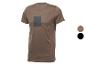 T-shirt marron à manches courtes pour homme avec motif montagne