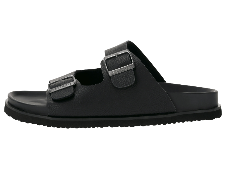 Sandales noires à deux boucles de la marque Esmara.