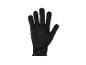 Gant tricoté noir sur fond blanc
