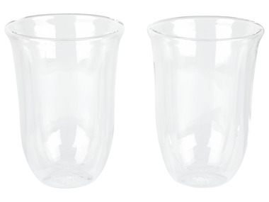 Delonghi Lot de 2 verres à latte macchiato