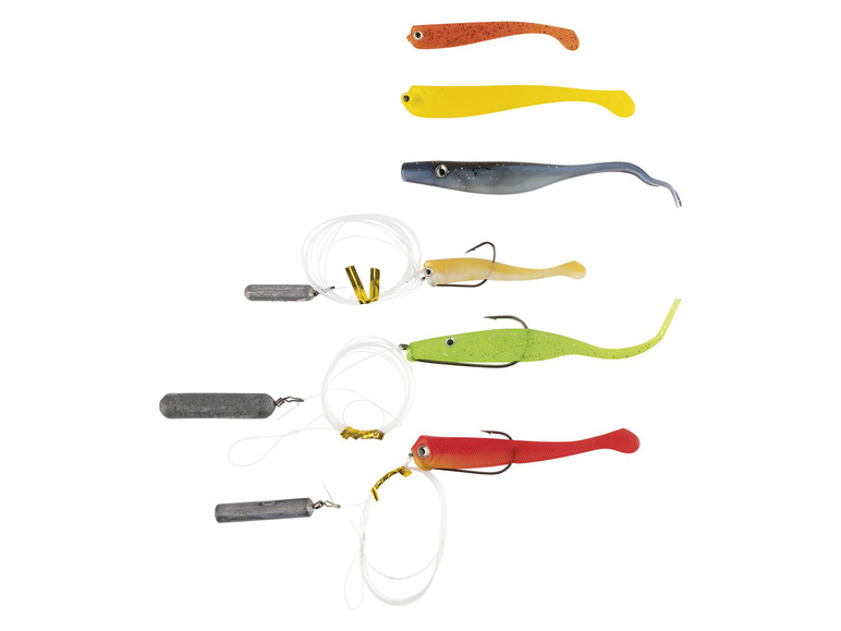 Aller en mode plein écran : Rocktrail Set d'appâts de pêche en plastique, 4 pièces - Image 5