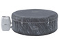 Un spa gonflable Lay-Z-Spa avec une pompe intégrée.