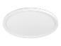 Plafonnier LED rond blanc avec un profil mince