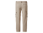 Pantalon cargo beige avec poches.