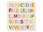 Puzzle en bois avec alphabet coloré.