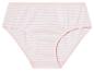 Culottes rayées rose et blanc pour enfant.