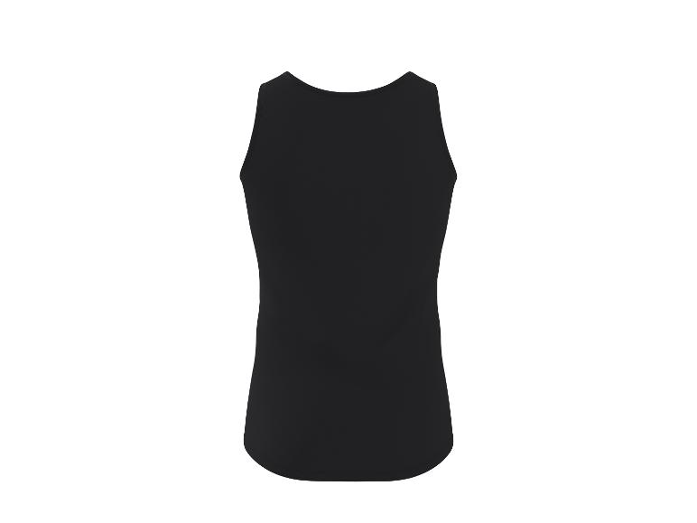 Débardeur noir pour homme, vue arrière