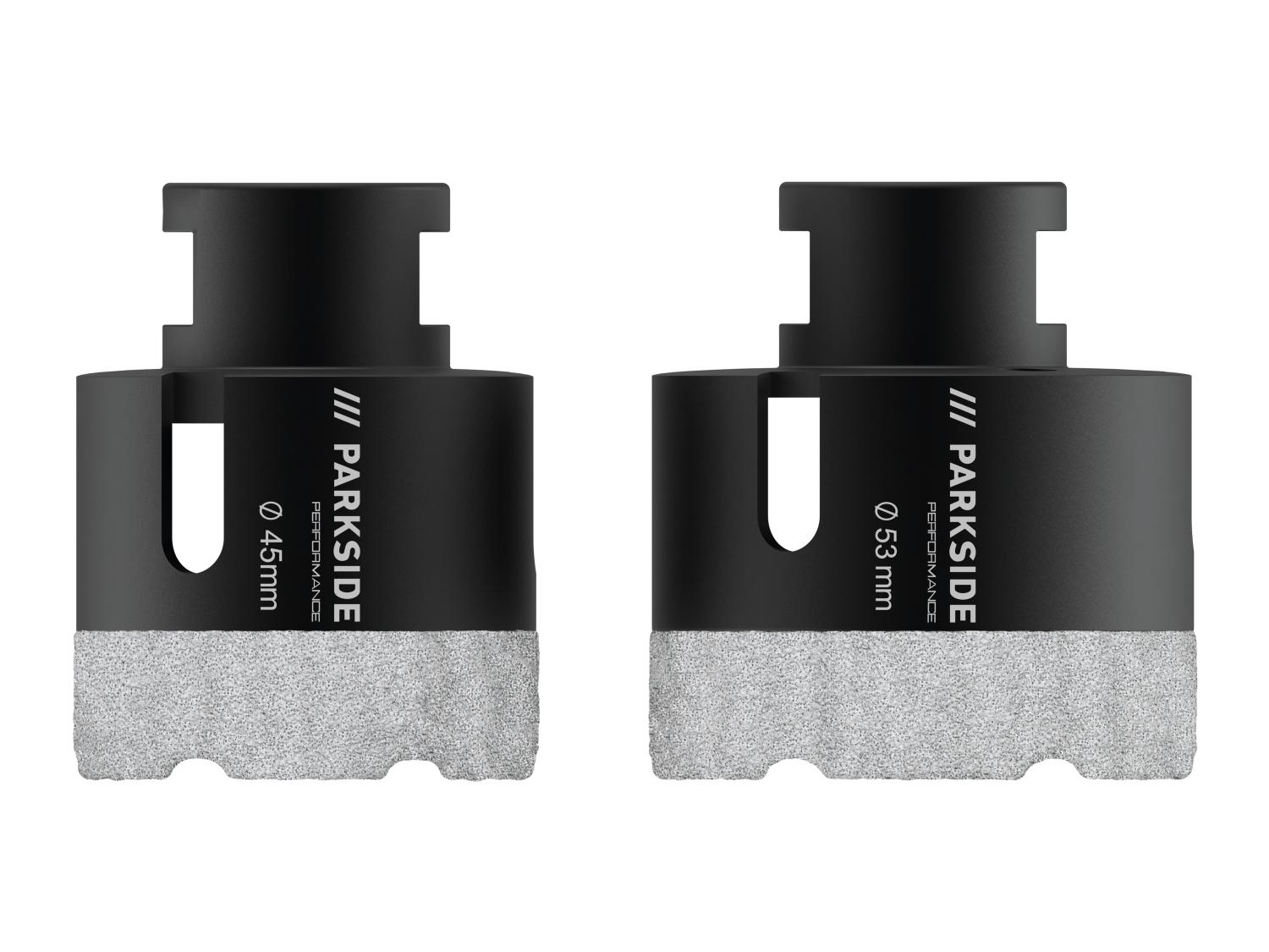Coffret Trépans Diamant Sidamo - 6 Diamètres (29-76mm) + Guide - Pour Perçage à Eau Carrelage, Pierre