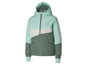 Une veste verte à capuche