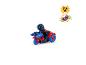 Jouet moto Spiderman avec télécommande 2,4 GHz