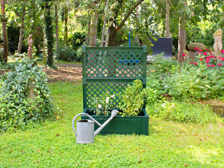 Aller en mode plein écran : KHW Bac à fleurs avec trellis, 110 L - Image 2