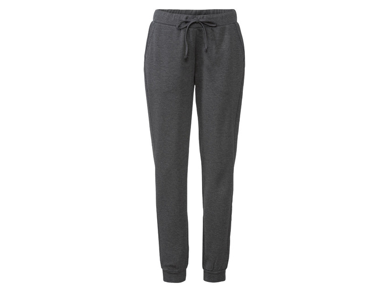Pantalon de survêtement gris pour femme.