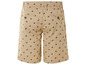 Shorts beiges avec un imprimé de cavaliers